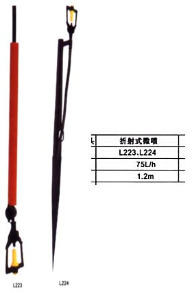 折射微噴頭，折射式微噴頭