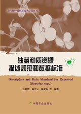 油菜種質(zhì)資源描述規(guī)范和數(shù)據(jù)標(biāo)準(zhǔn)